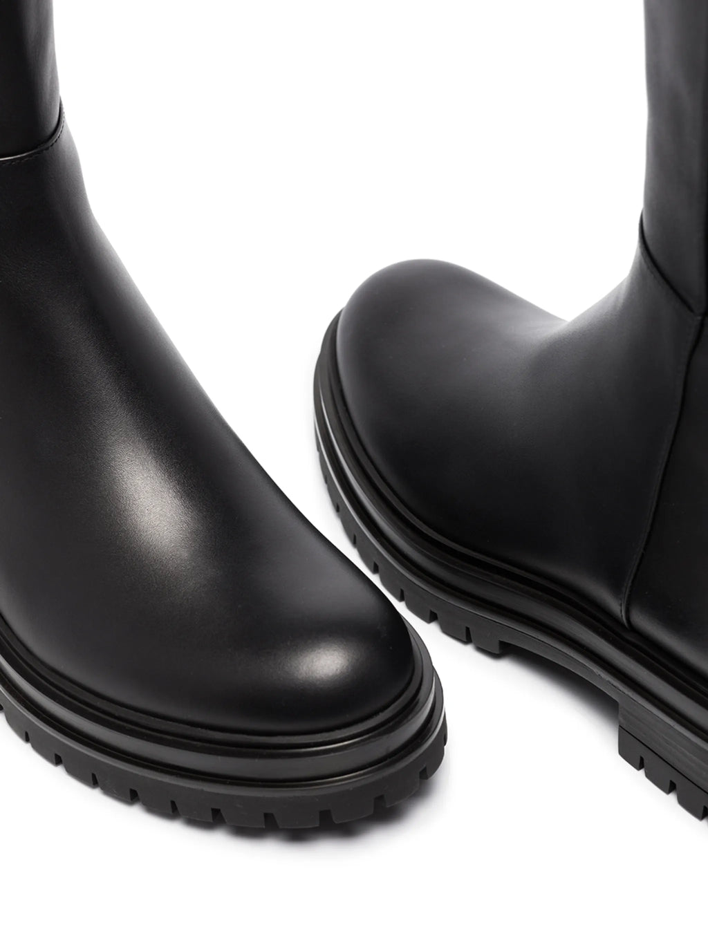 Gianvito Rossi - Quinn Leather Thigh-high Boots