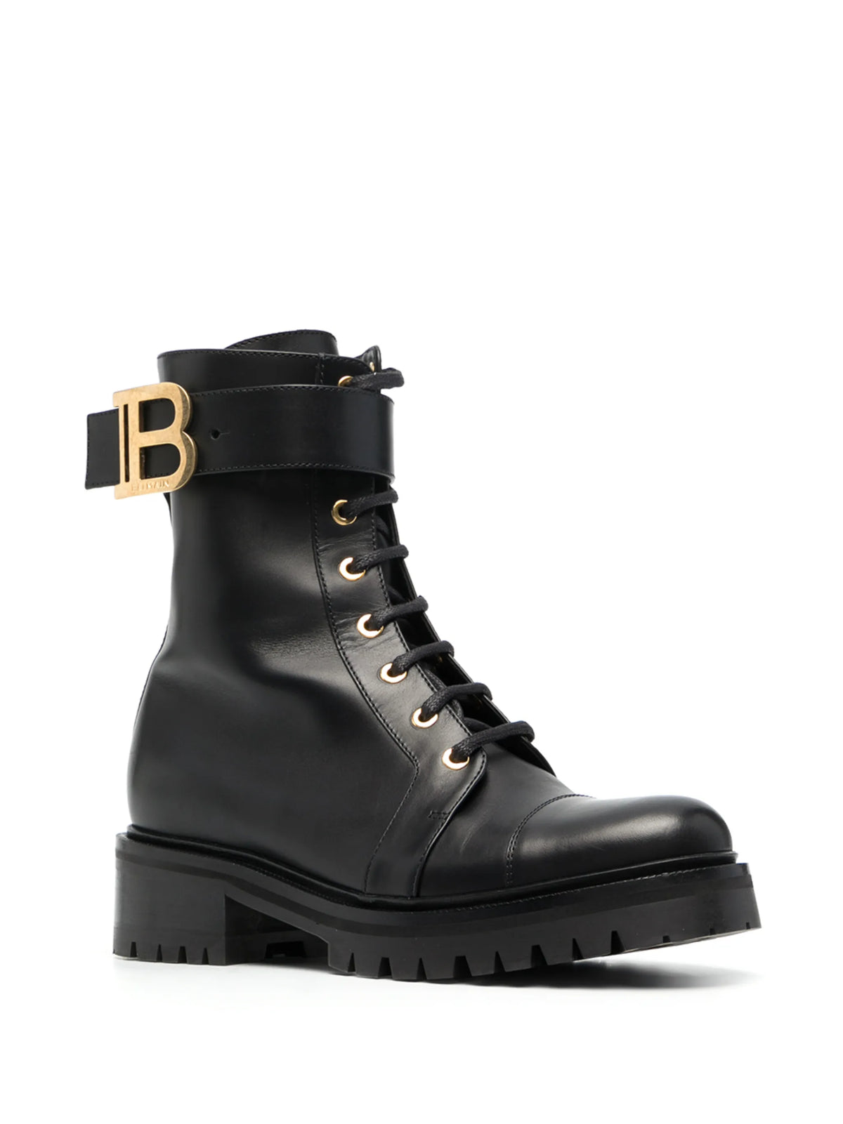 Balmain - Ranger Leather Combat Boots