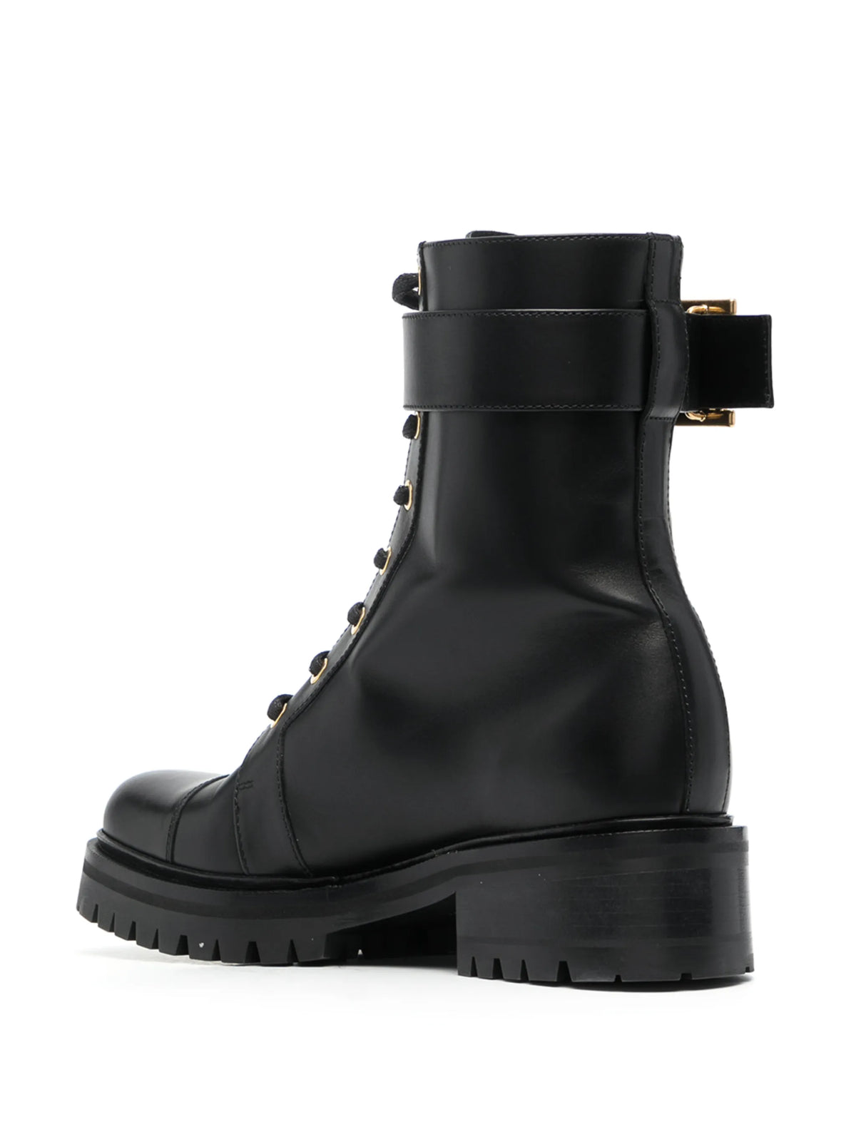 Balmain - Ranger Leather Combat Boots