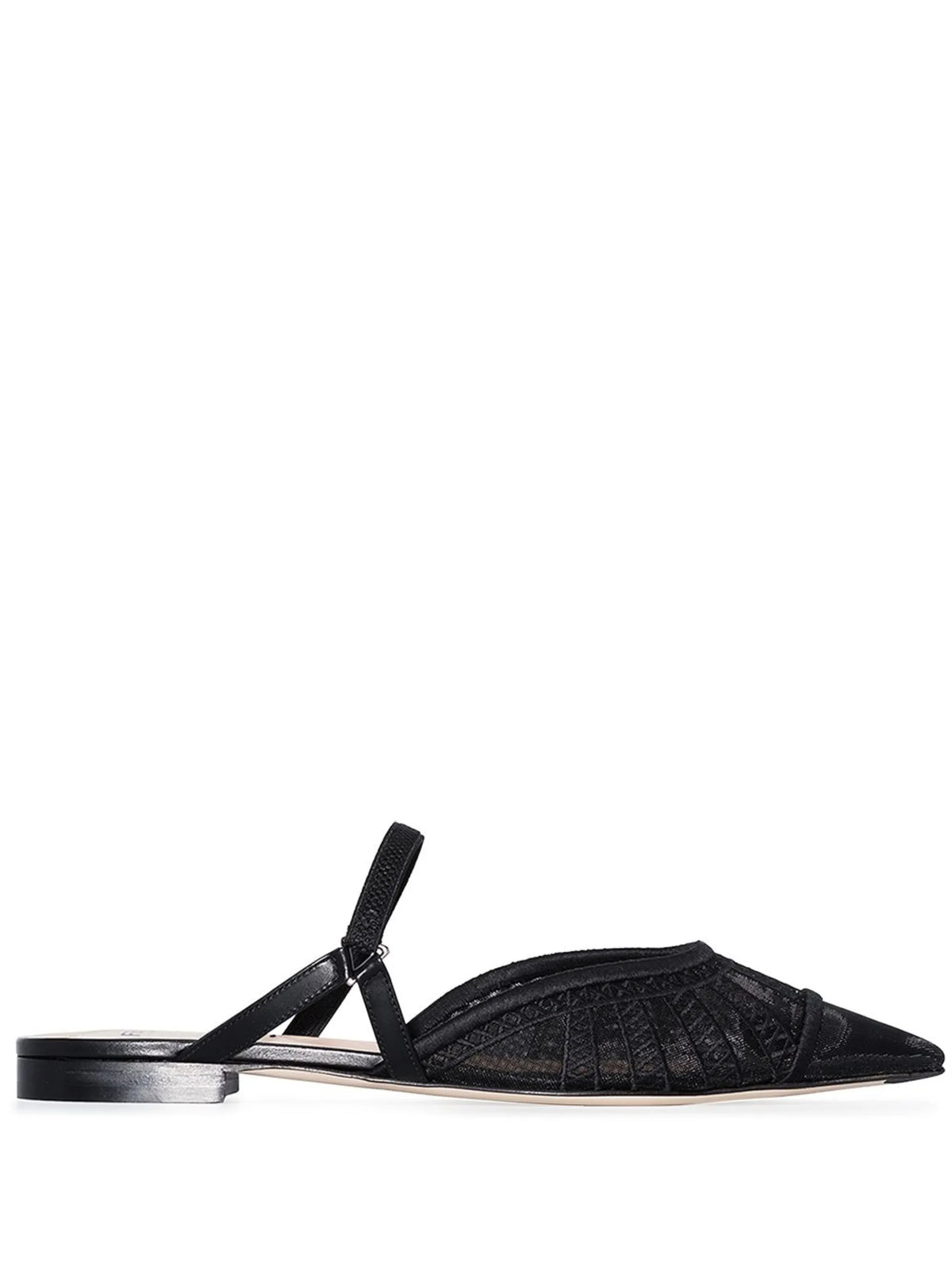 Fendi - Pointed Mesh Flat Pumps