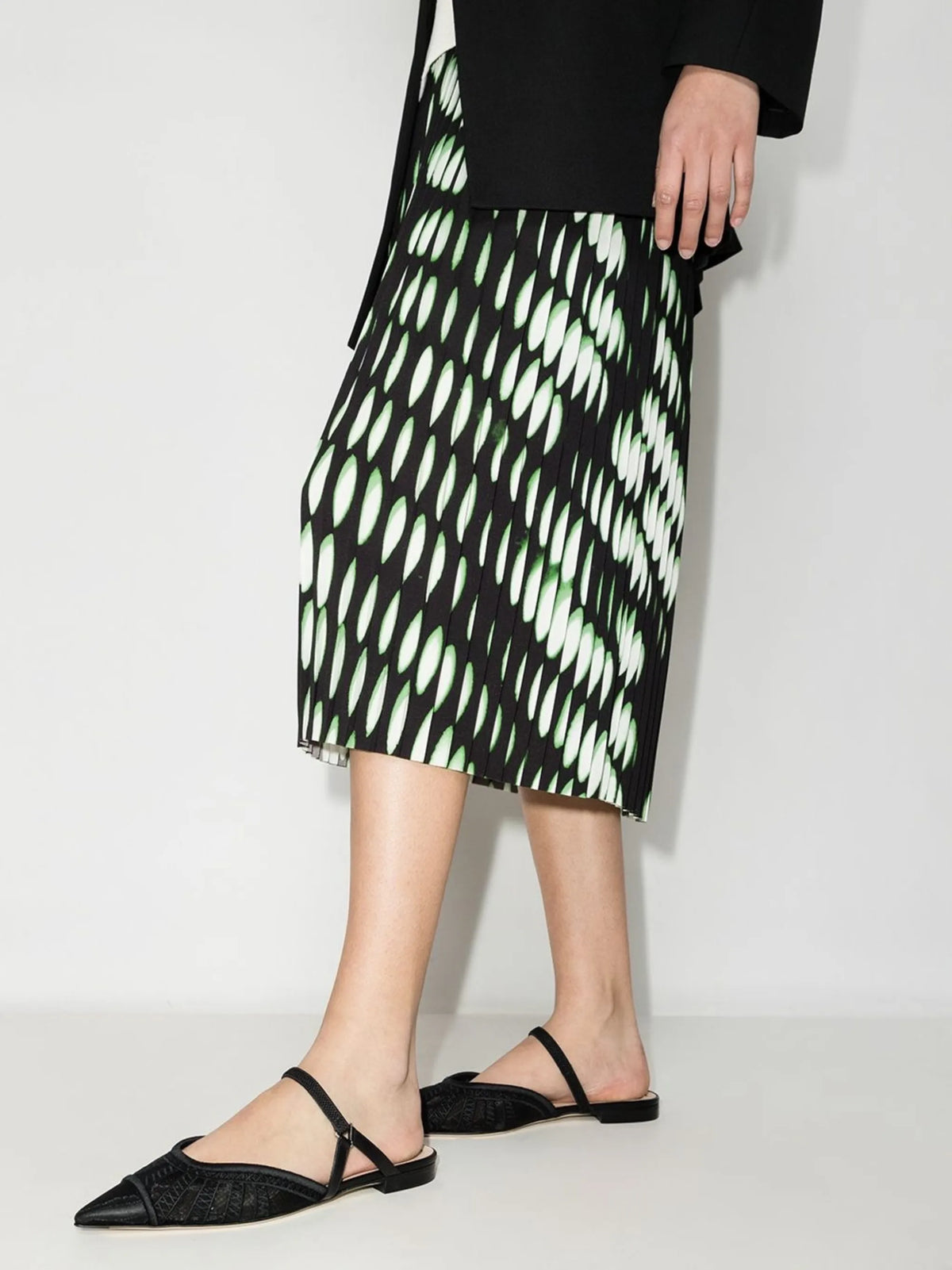 Fendi - Pointed Mesh Flat Pumps