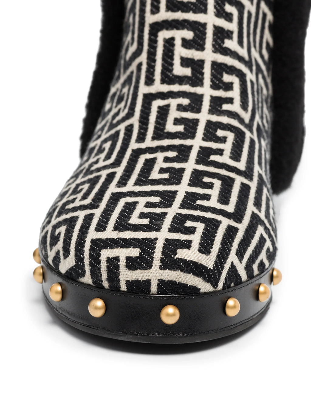 Balmain - Logo Shearling Ankle Boots