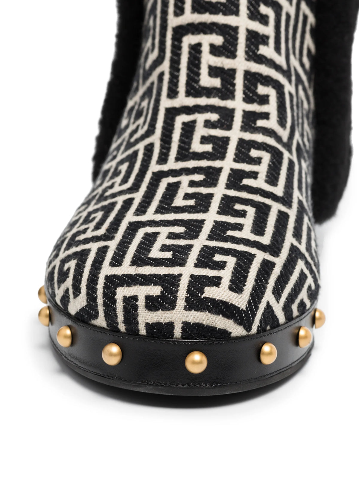 Balmain - Logo Shearling Ankle Boots