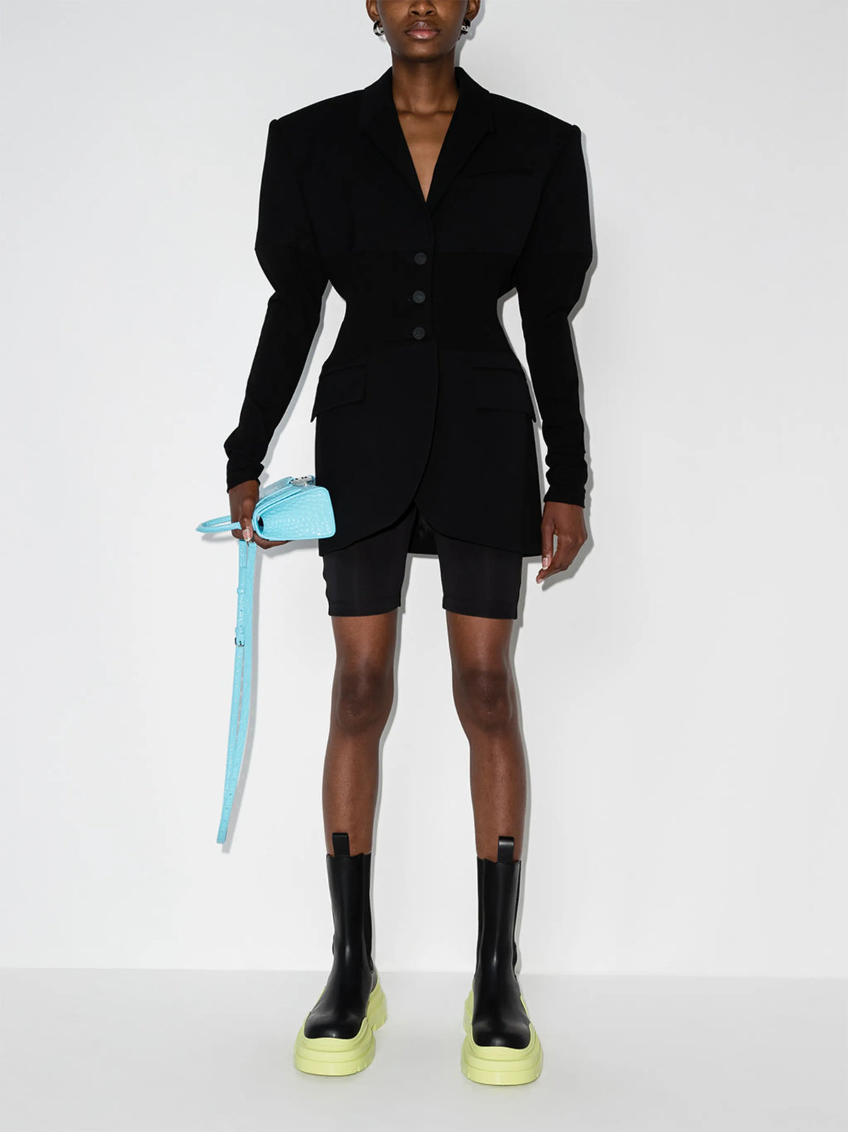 Bottega Veneta - Two Tone Tire Chelsea Boots