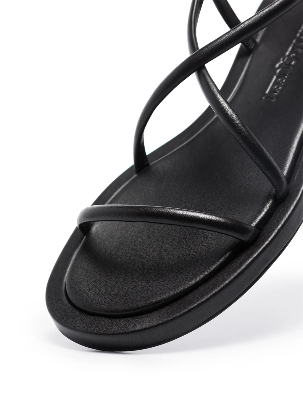 Alexander McQueen - Crossover Strap Open-toe Flat Sandals