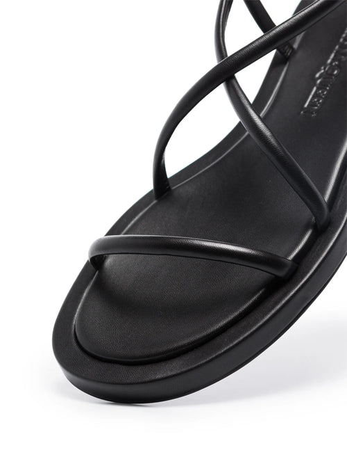 Alexander McQueen - Crossover Strap Open-toe Flat Sandals