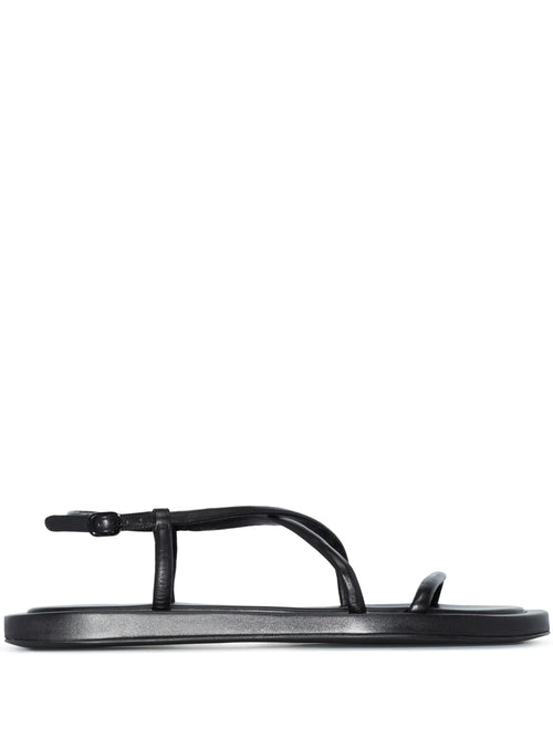 Alexander McQueen - Crossover Strap Open-toe Flat Sandals