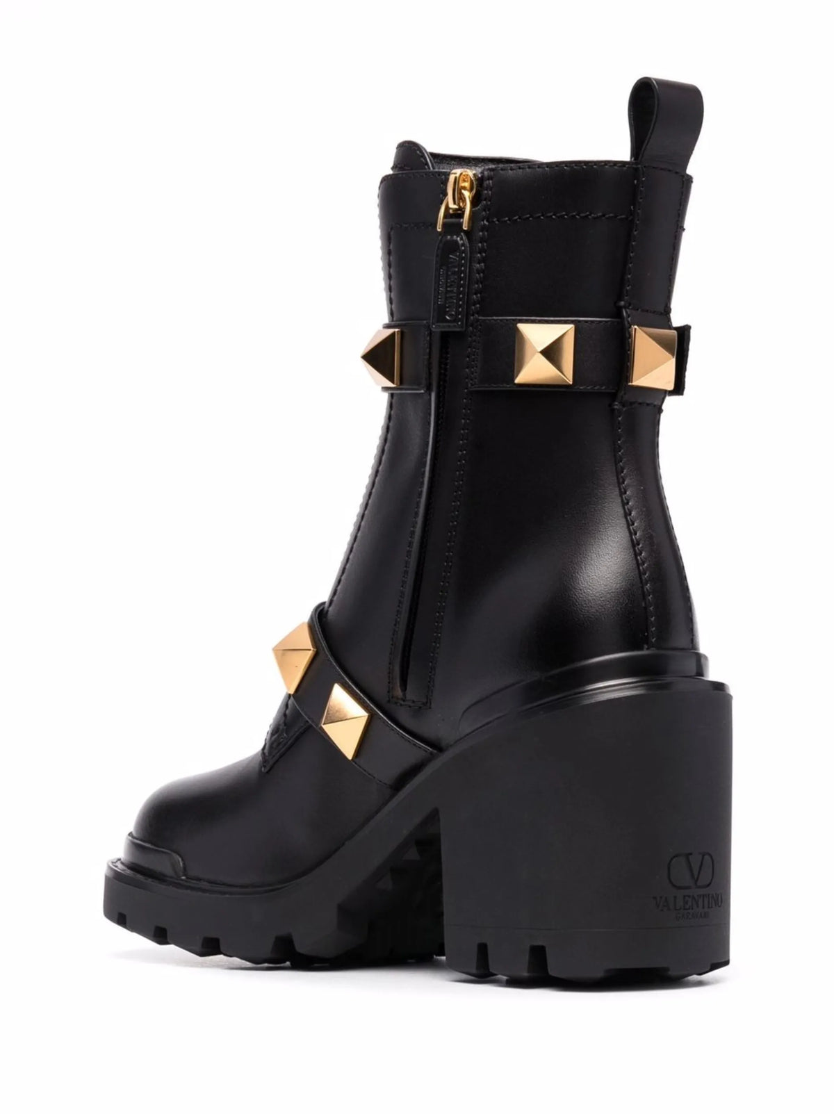 Valentino - 85mm Roman Stud Combat Boots