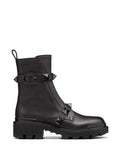 Valentino - Black-Rockstud Leather Ankle Boots