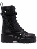 Valentino - Laser-cut Combat Boots