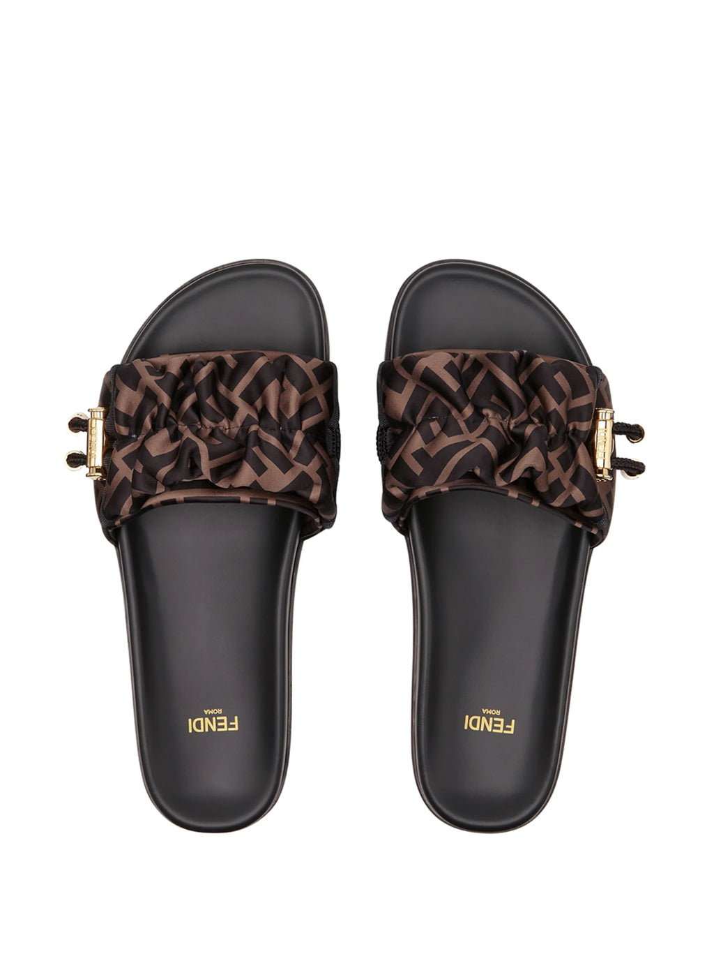 Fendi - Toggle-fastening FF-logo Slides
