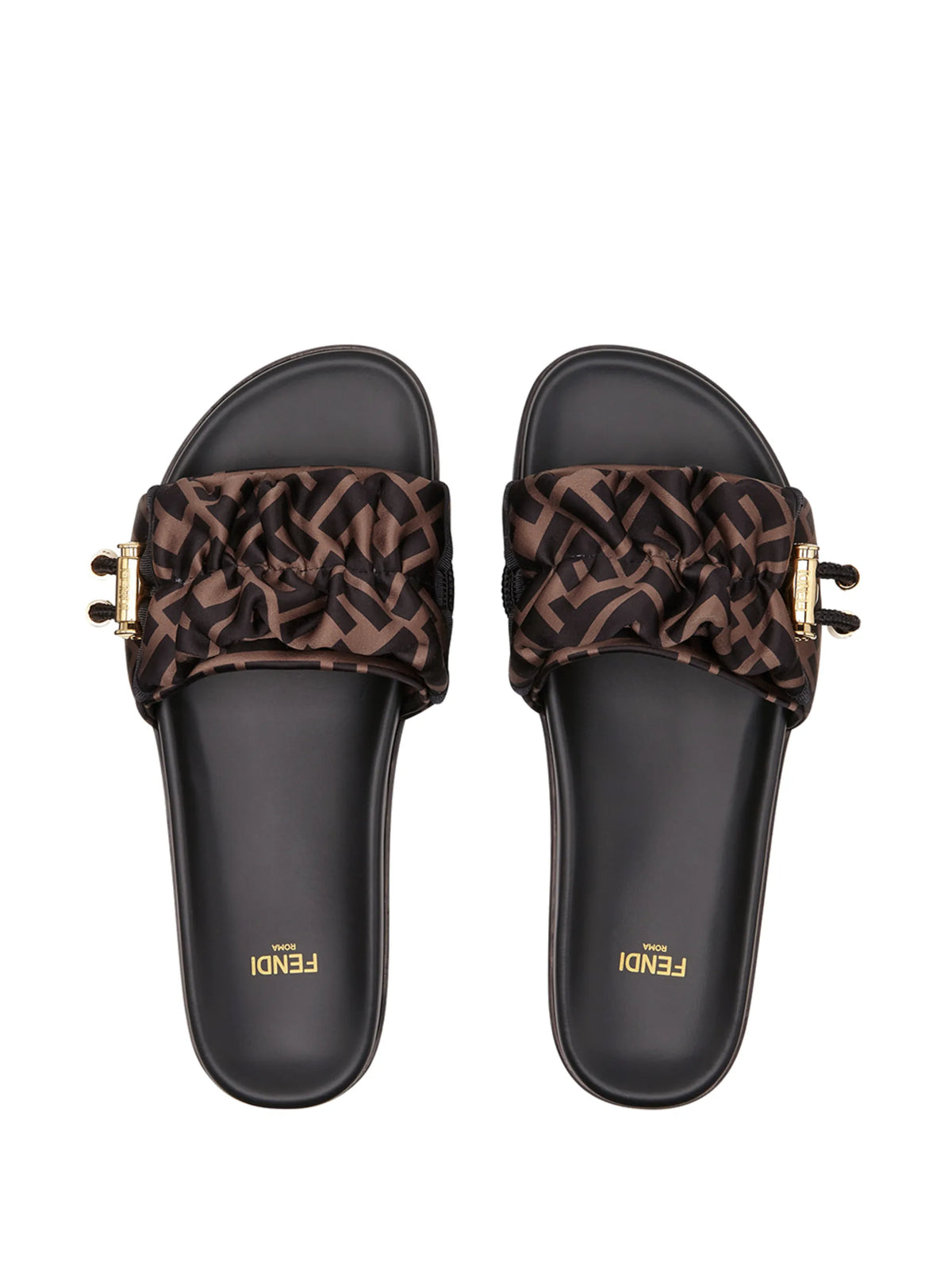 Fendi - Toggle-fastening FF-logo Slides