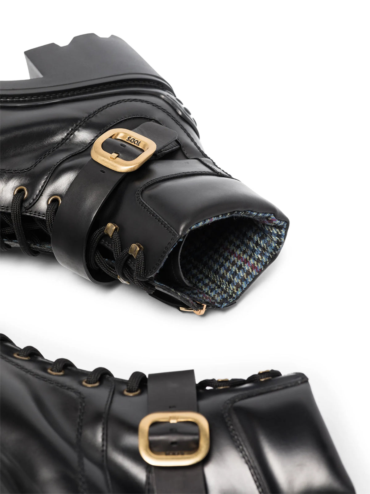 Tod's - 60mm Leather Lace-up Boots