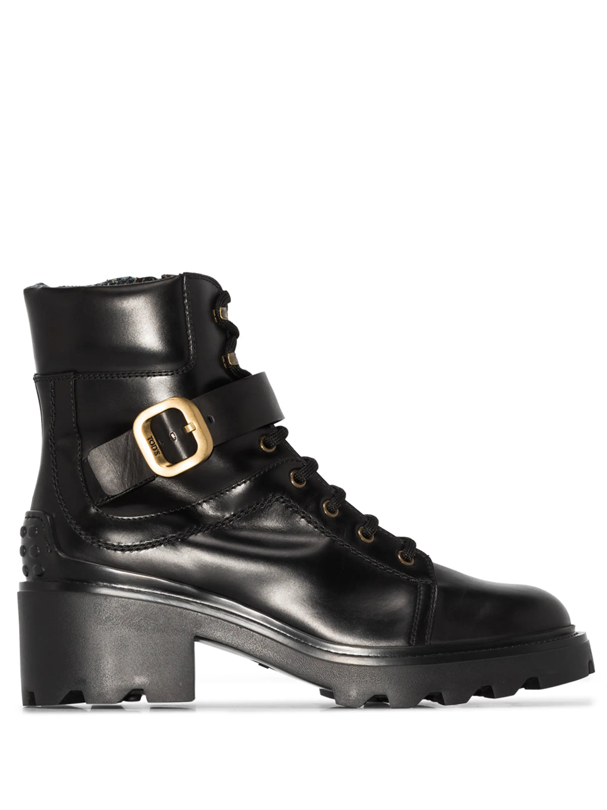 Tod's - 60mm Leather Lace-up Boots