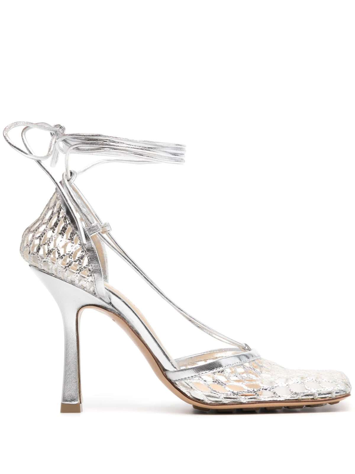 Bottega Veneta - 90mm Stretch Lace-up Sandals