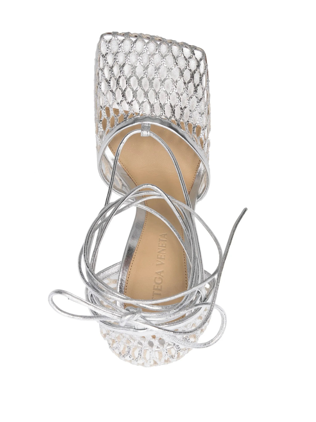 Bottega Veneta - 90mm Stretch Lace-up Sandals