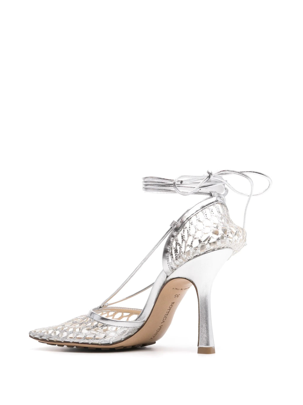 Bottega Veneta - 90mm Stretch Lace-up Sandals