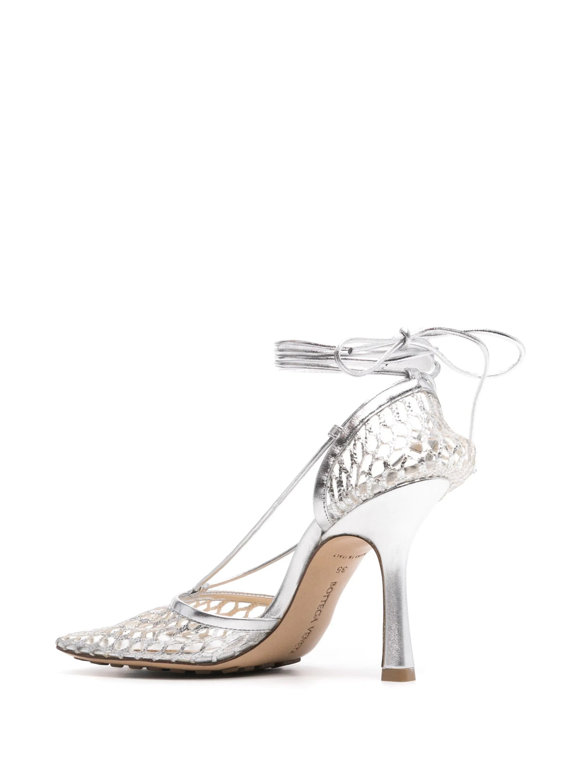 Bottega Veneta - 90mm Stretch Lace-up Sandals