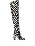 Bottega Veneta - Storm Zebra Print Boots