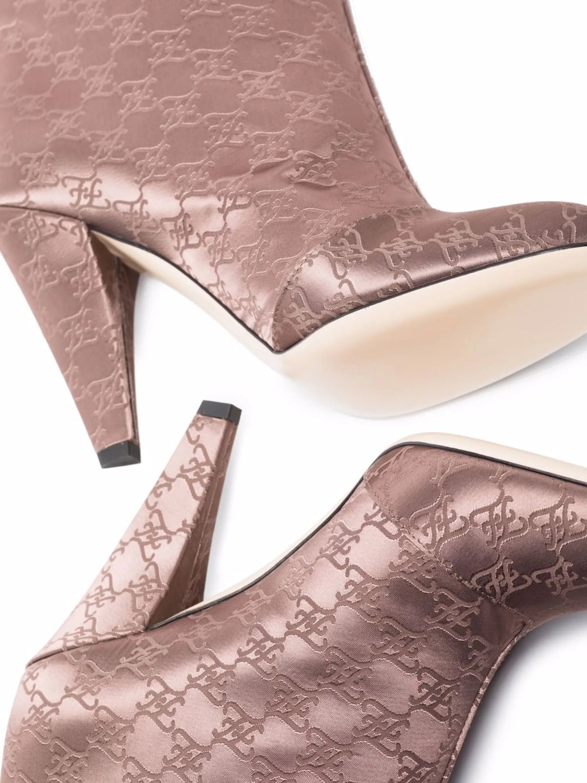 Fendi - FF Karligraphy-motif Boots