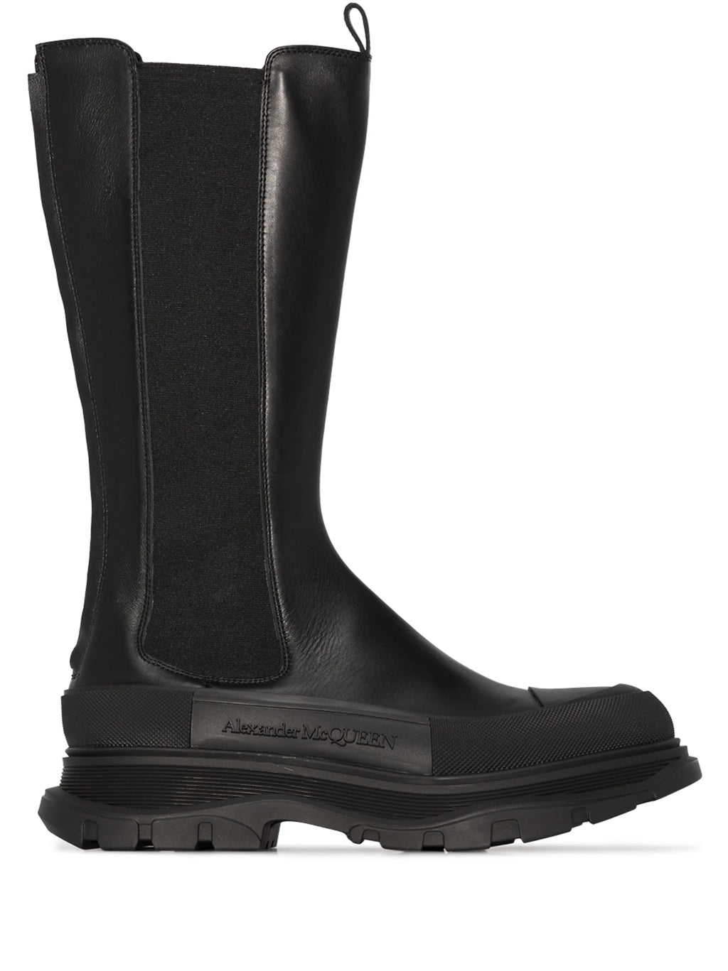 Alexander McQueen - Sensory High Chunky Leather Boots