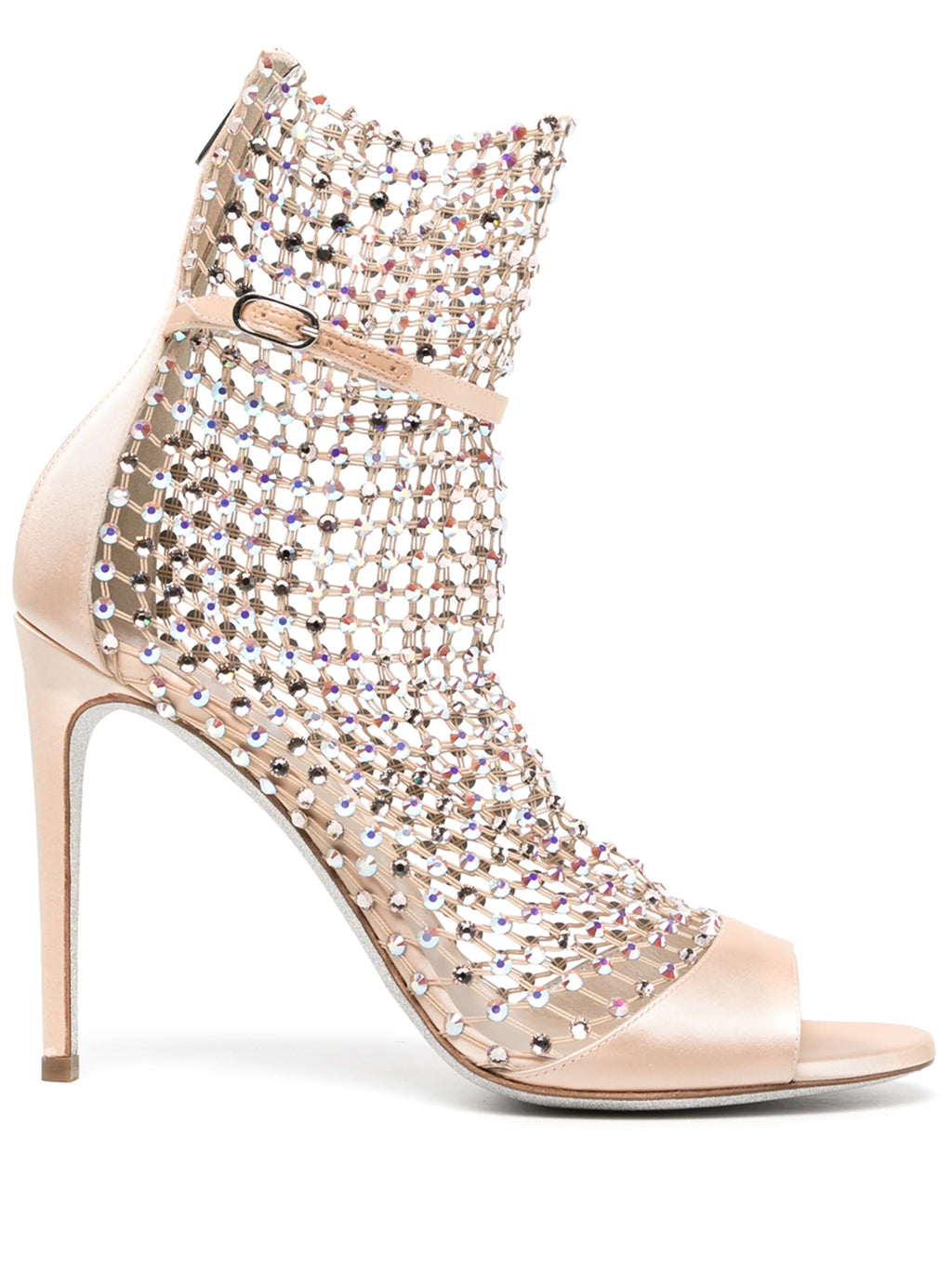 René Caovilla - 105mm Crystal-embellished Mesh Sandals