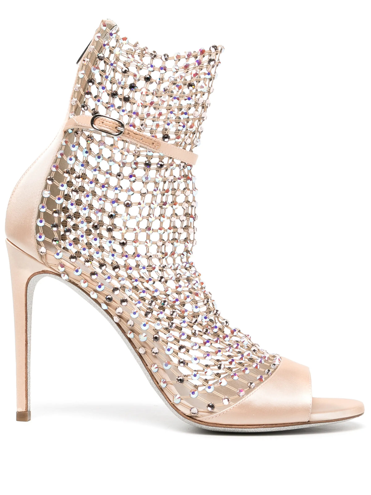 René Caovilla - 105mm Crystal-embellished Mesh Sandals
