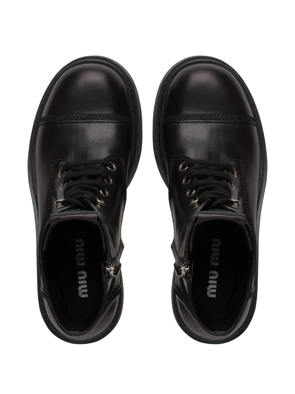 Miu Miu - Lace-up Ankle-length Boots