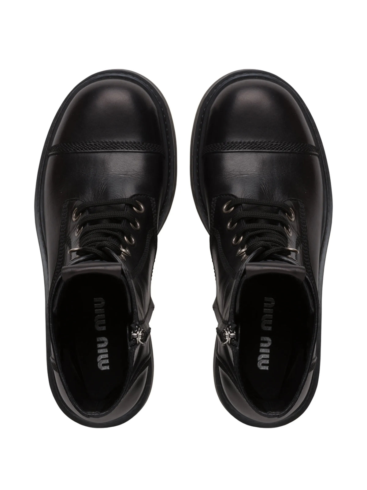 Miu Miu - Lace-up Ankle-length Boots