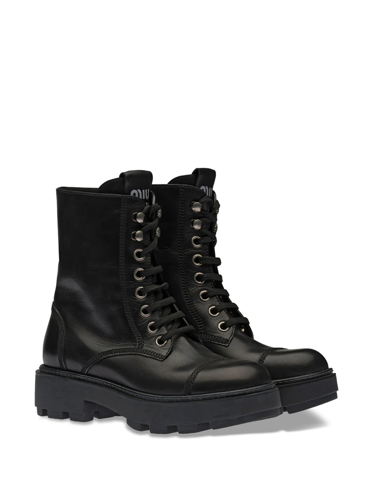 Miu Miu - Lace-up Ankle-length Boots
