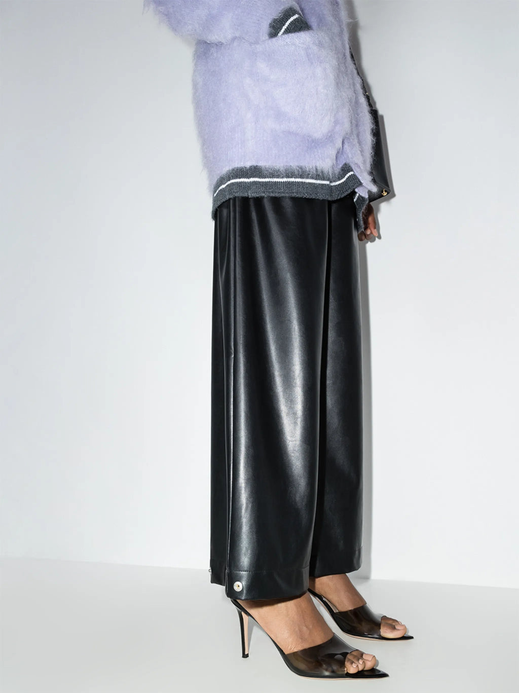 Gianvito Rossi - Elle 85mm Transparent-strap Mules