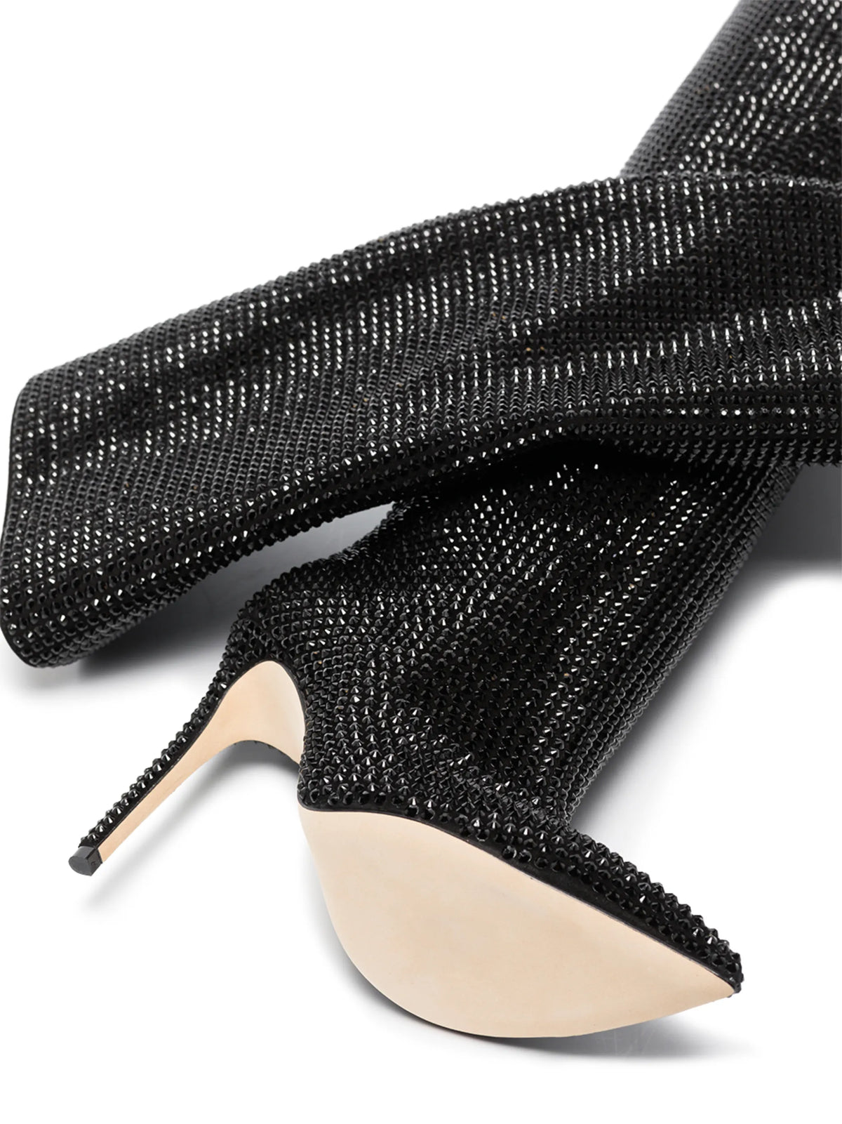 Paris Texas - Holly 105mm Crystal-embellished Boots