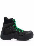 Bottega Veneta - Contrasting-lace Ankle Boots