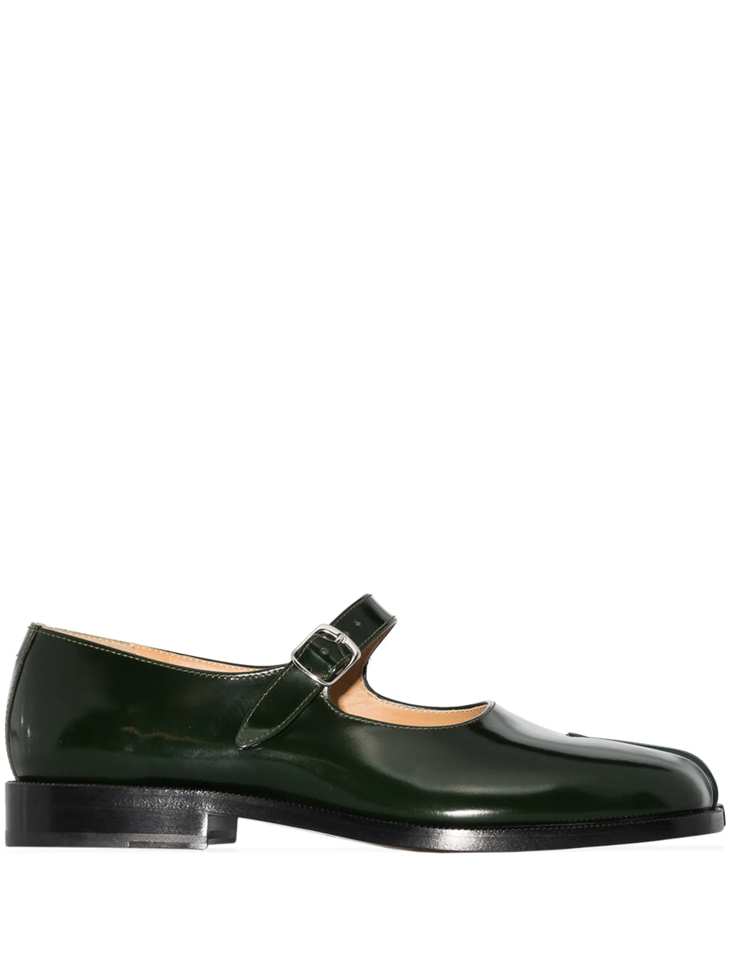 Maison Margiela - Tabi Leather Mary Jane Shoes