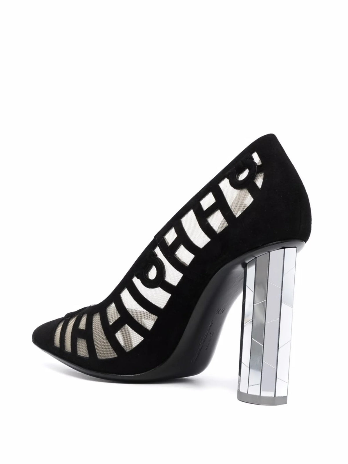Ferragamo - Mirrored Heel Pumps