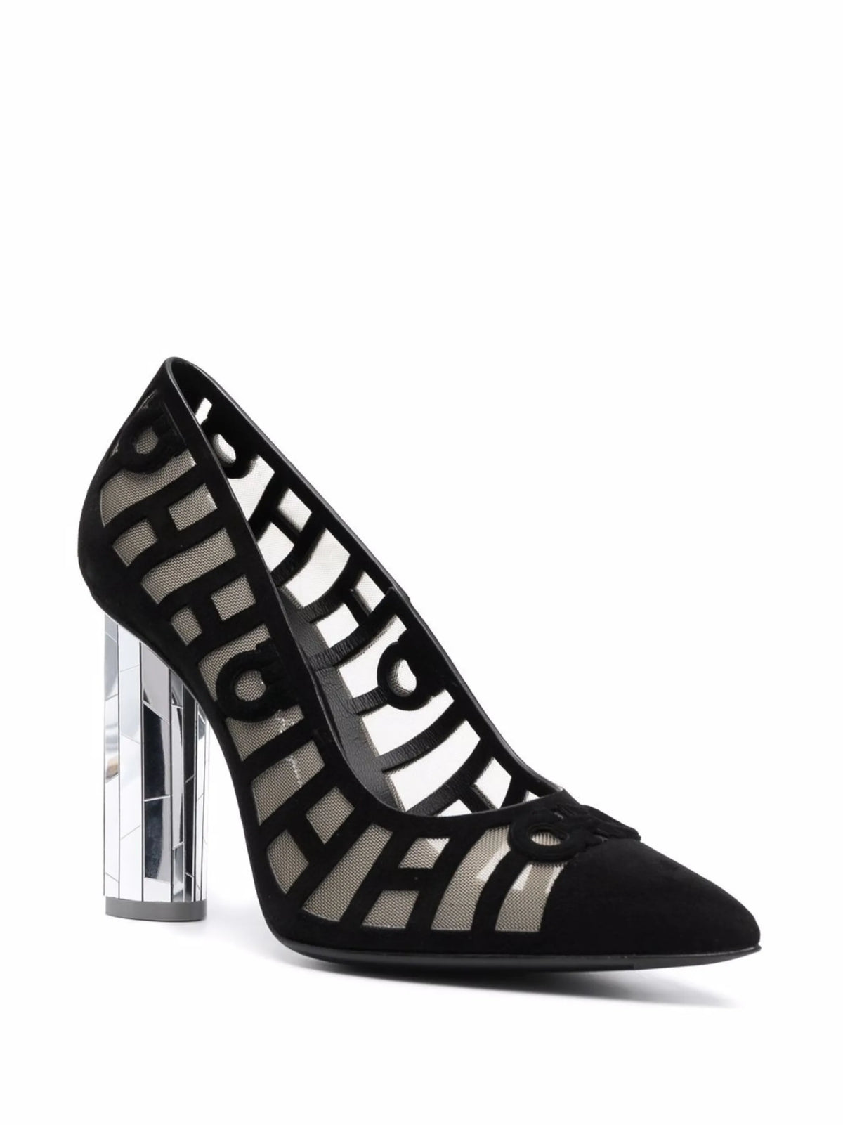 Ferragamo - Mirrored Heel Pumps