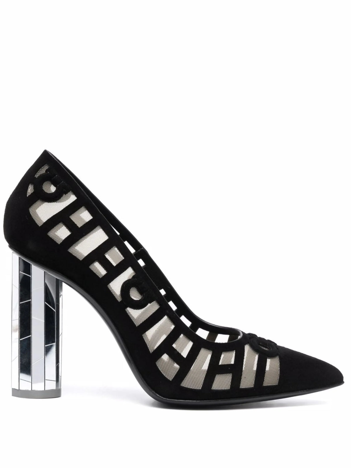 Ferragamo - Mirrored Heel Pumps