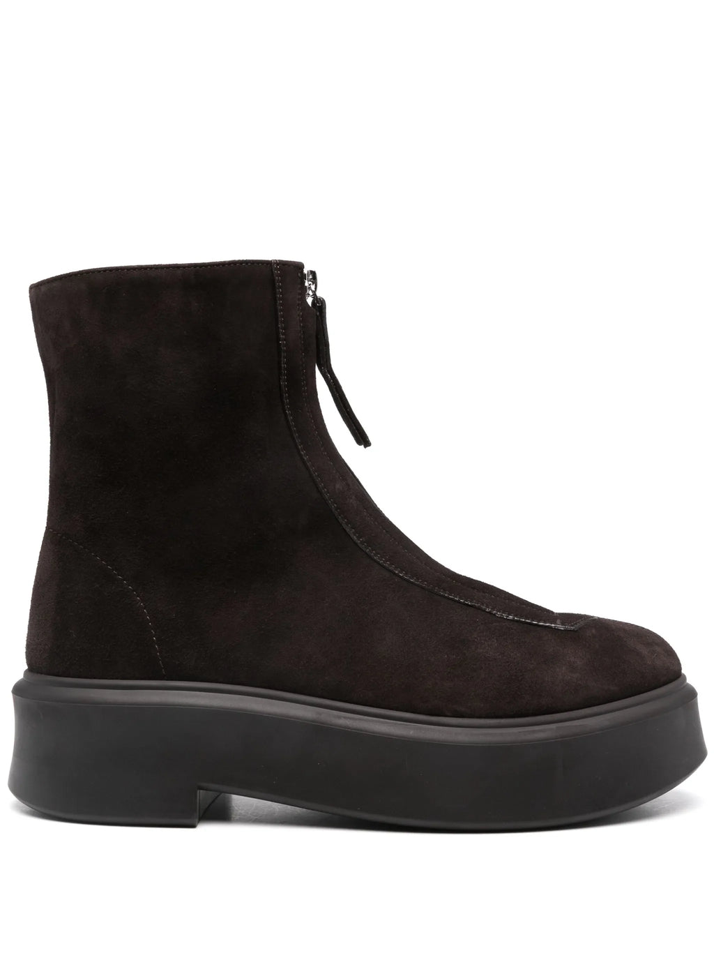 The Row - Zipped Suede Boot