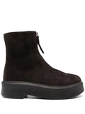 The Row - Zipped Suede Boot