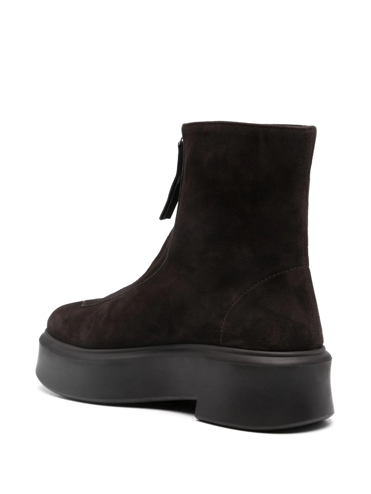 The Row - Zipped Suede Boot