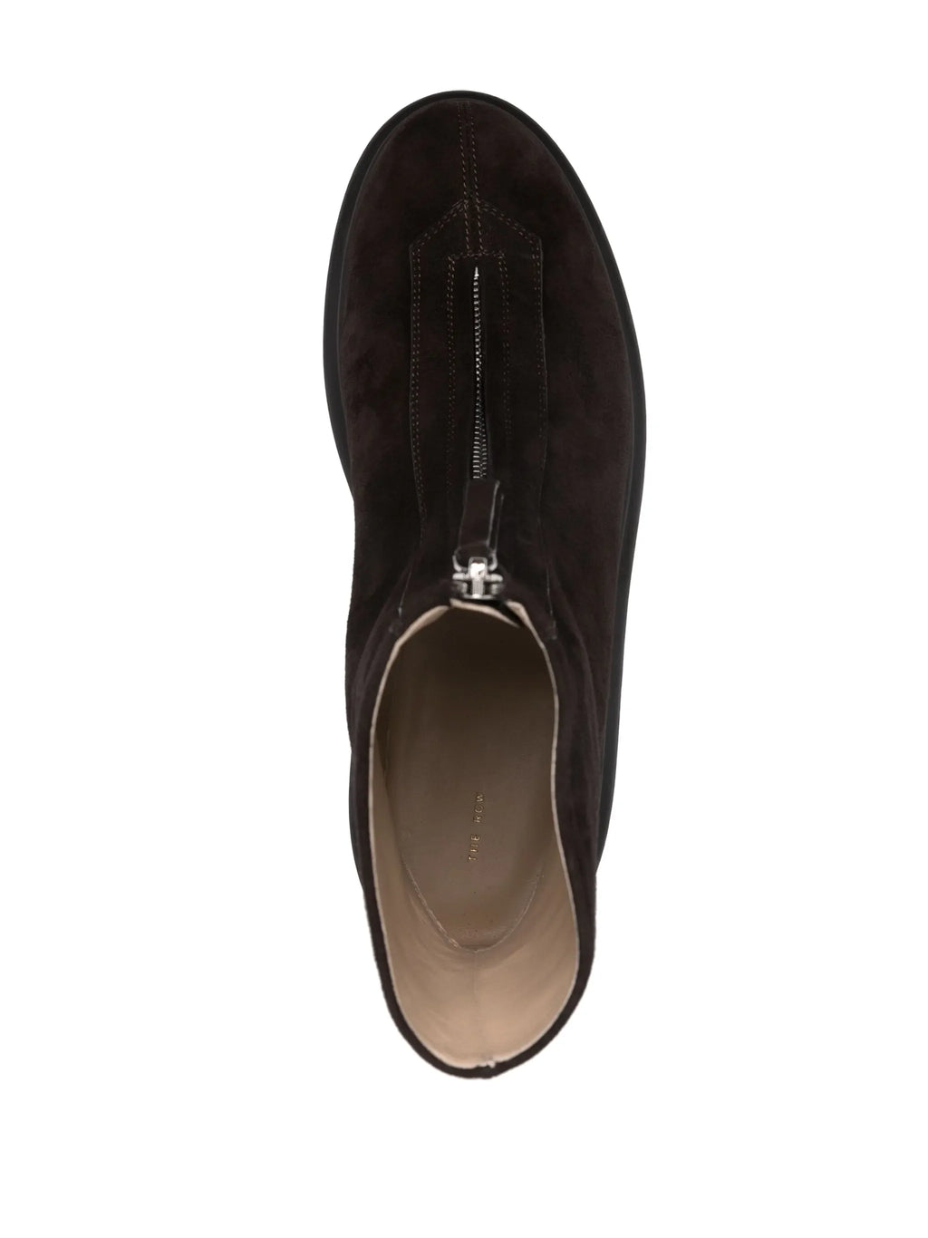 The Row - Zipped Suede Boot