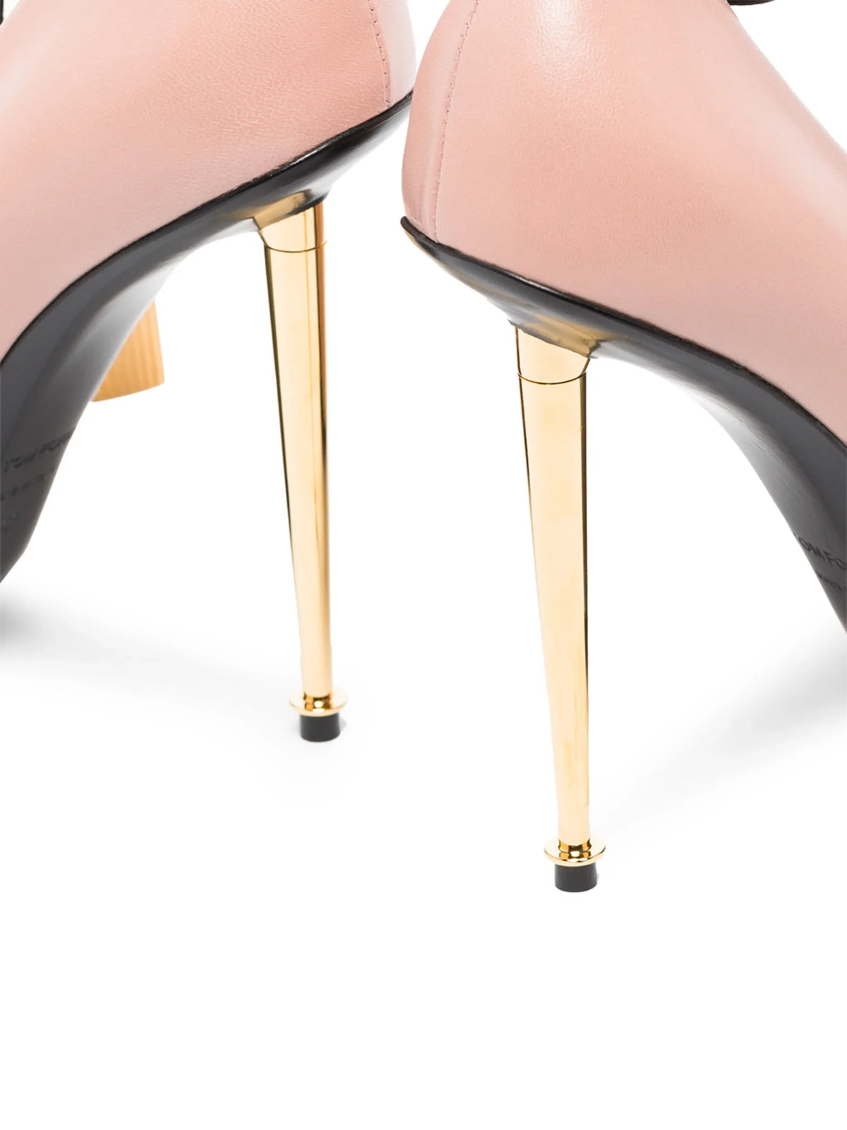 Tom Ford - 105mm Padlock-detail Pumps - Flesh Nude