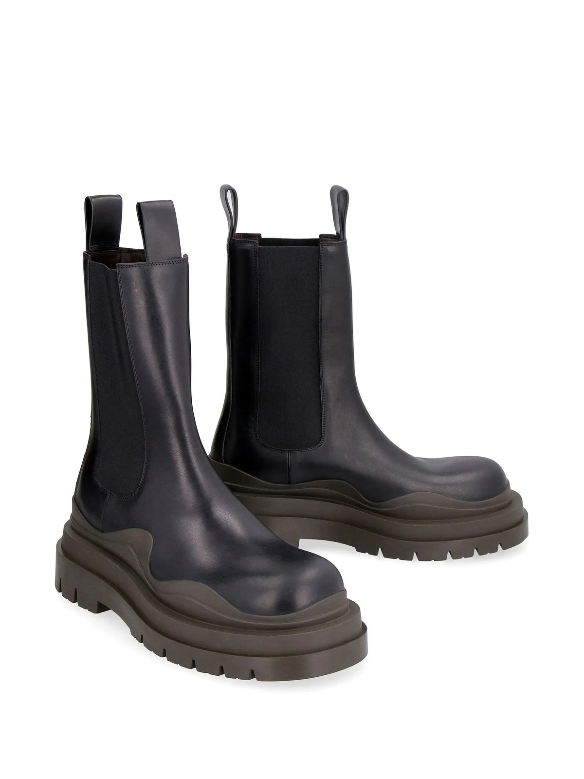 Bottega Veneta - Tire Contrasting Ridged-sole Boots