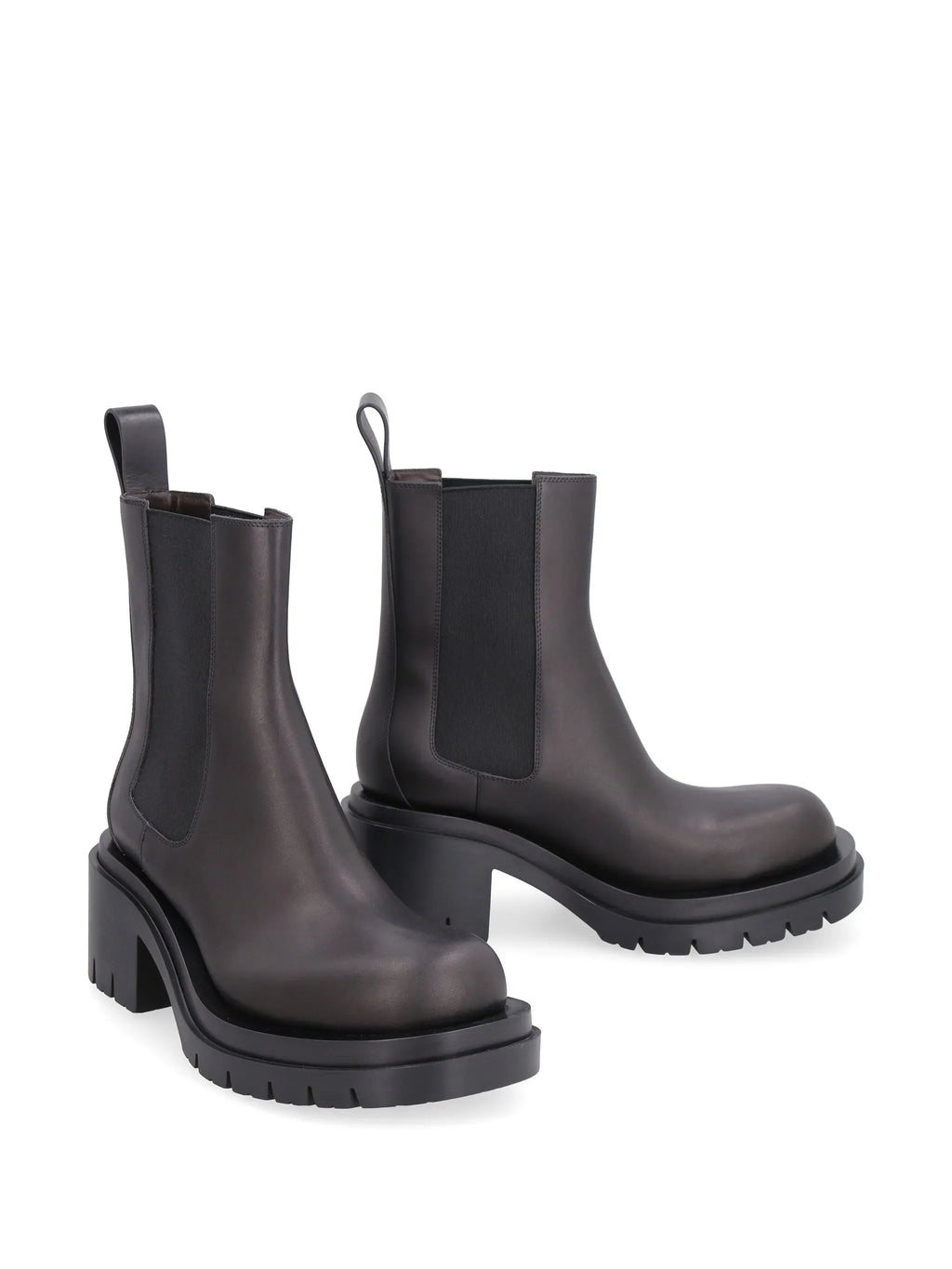 Bottega Veneta - 70mm Lug Block-heel Ankle Boots