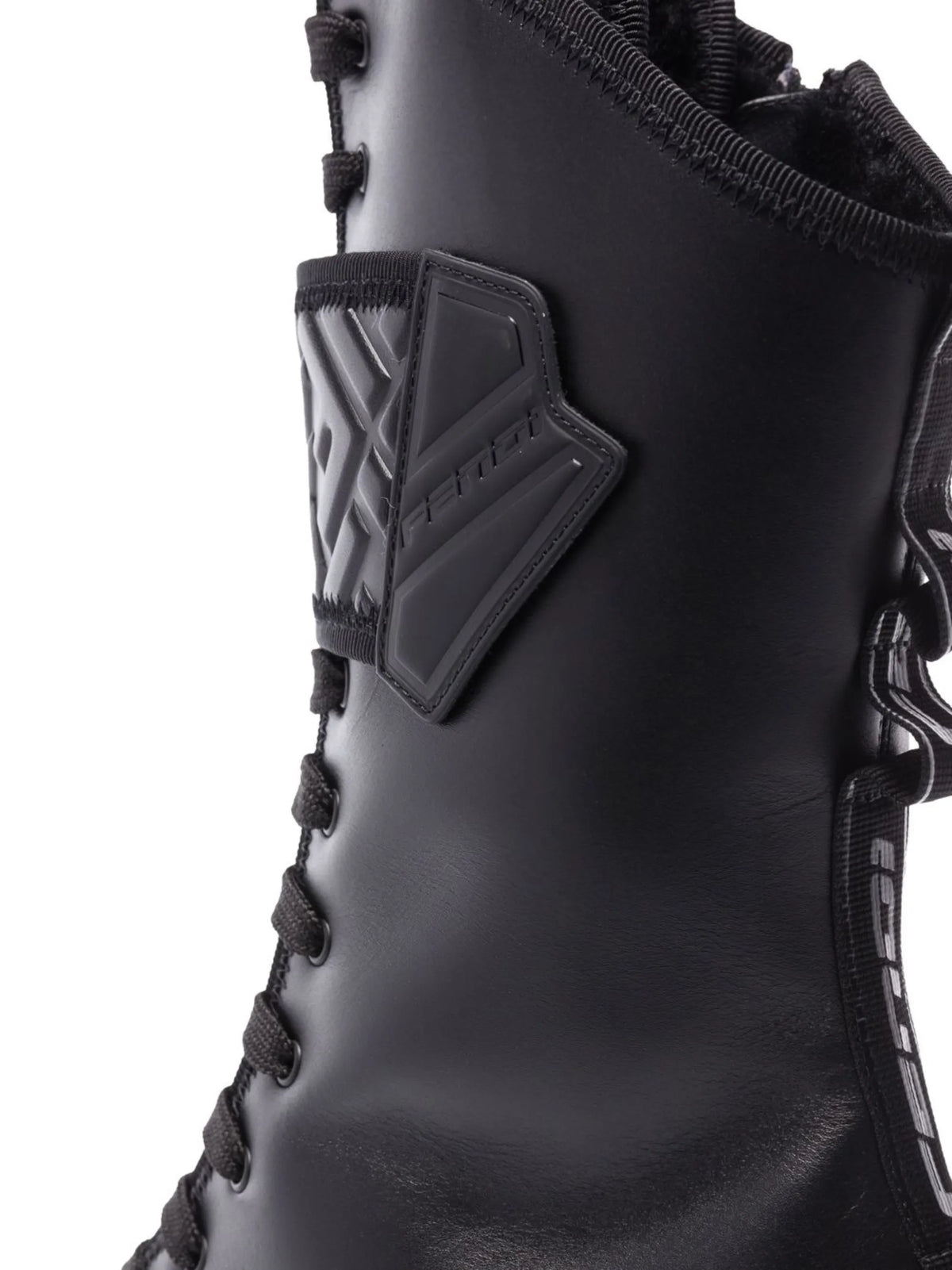 Fendi - Signature Lace-up Biker Boots