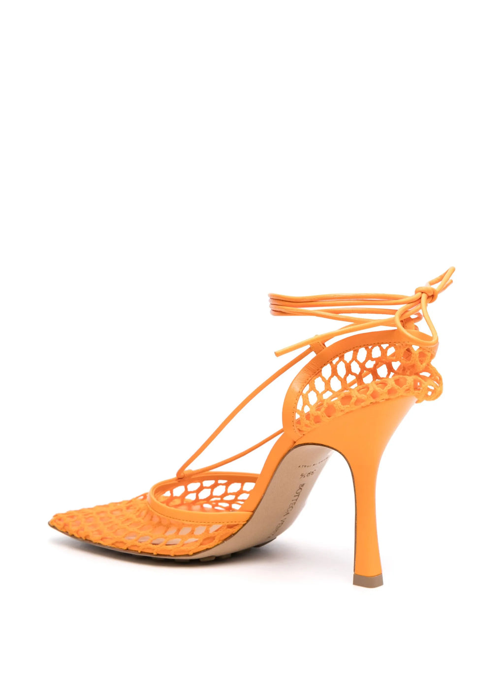 Bottega Veneta - Mesh Lace-up Pumps