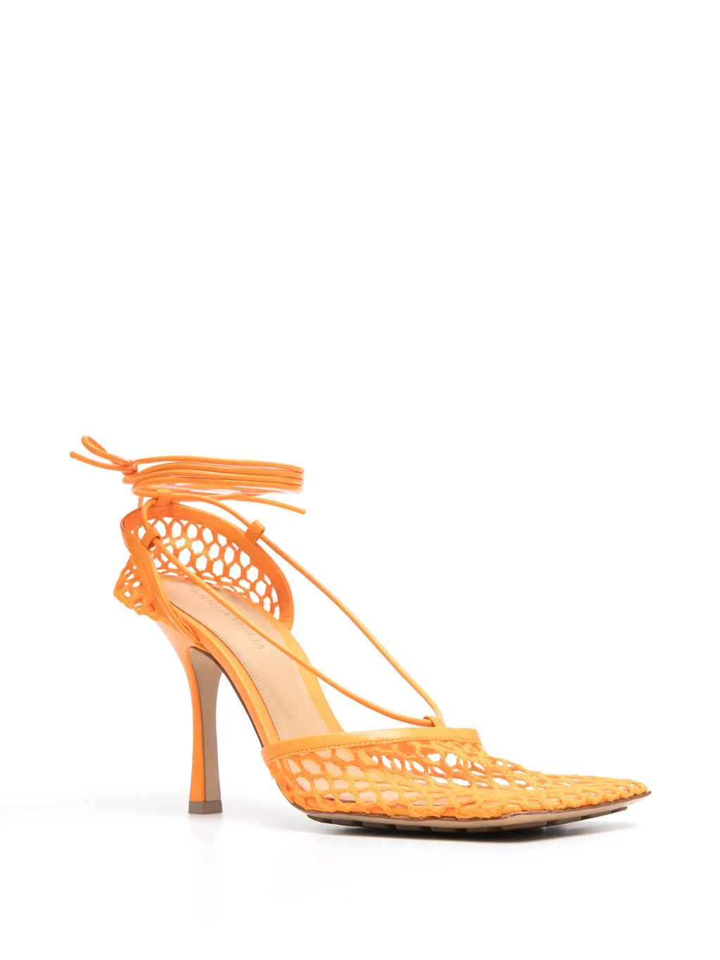 Bottega Veneta - Mesh Lace-up Pumps