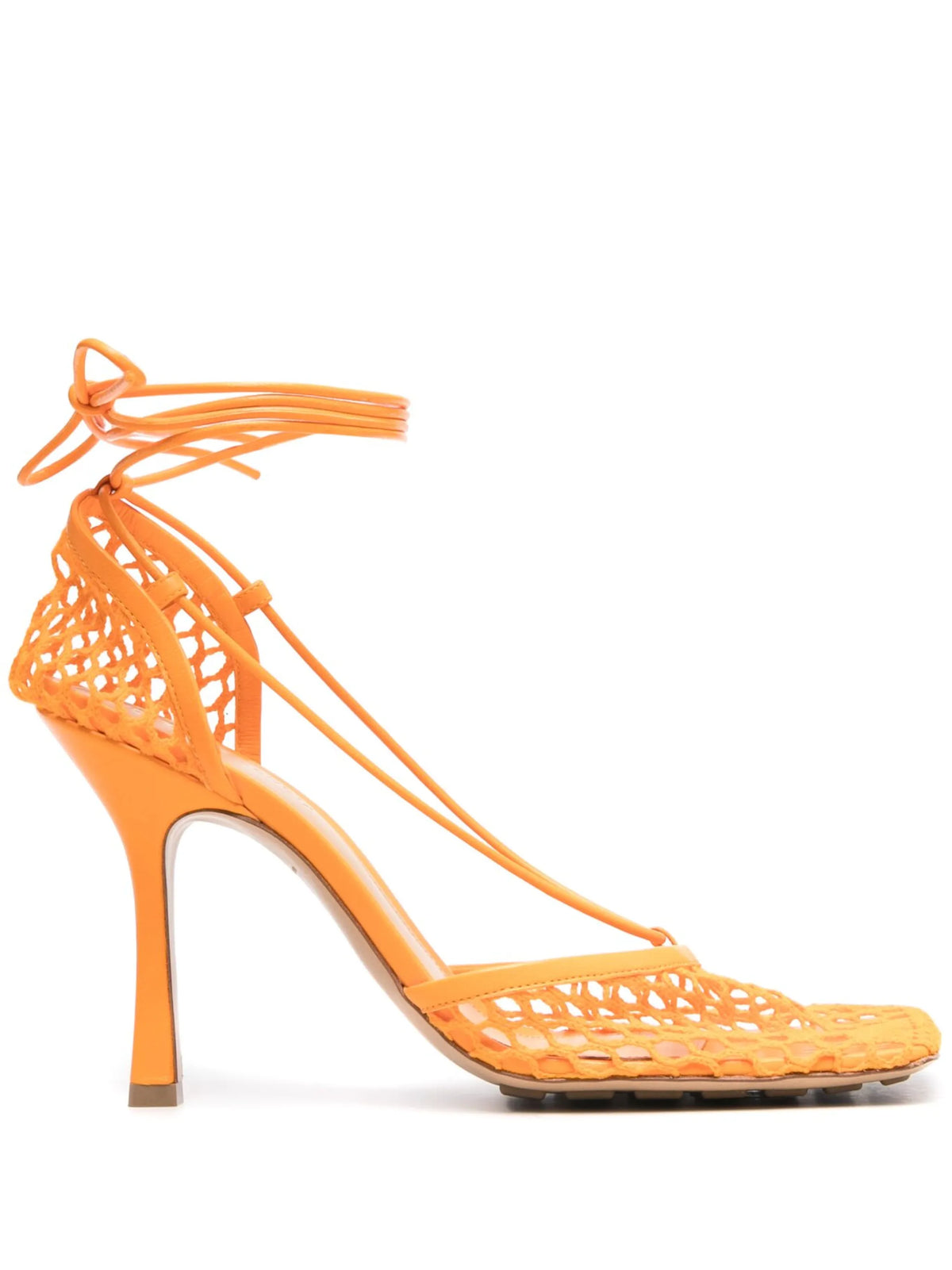 Bottega Veneta - Mesh Lace-up Pumps