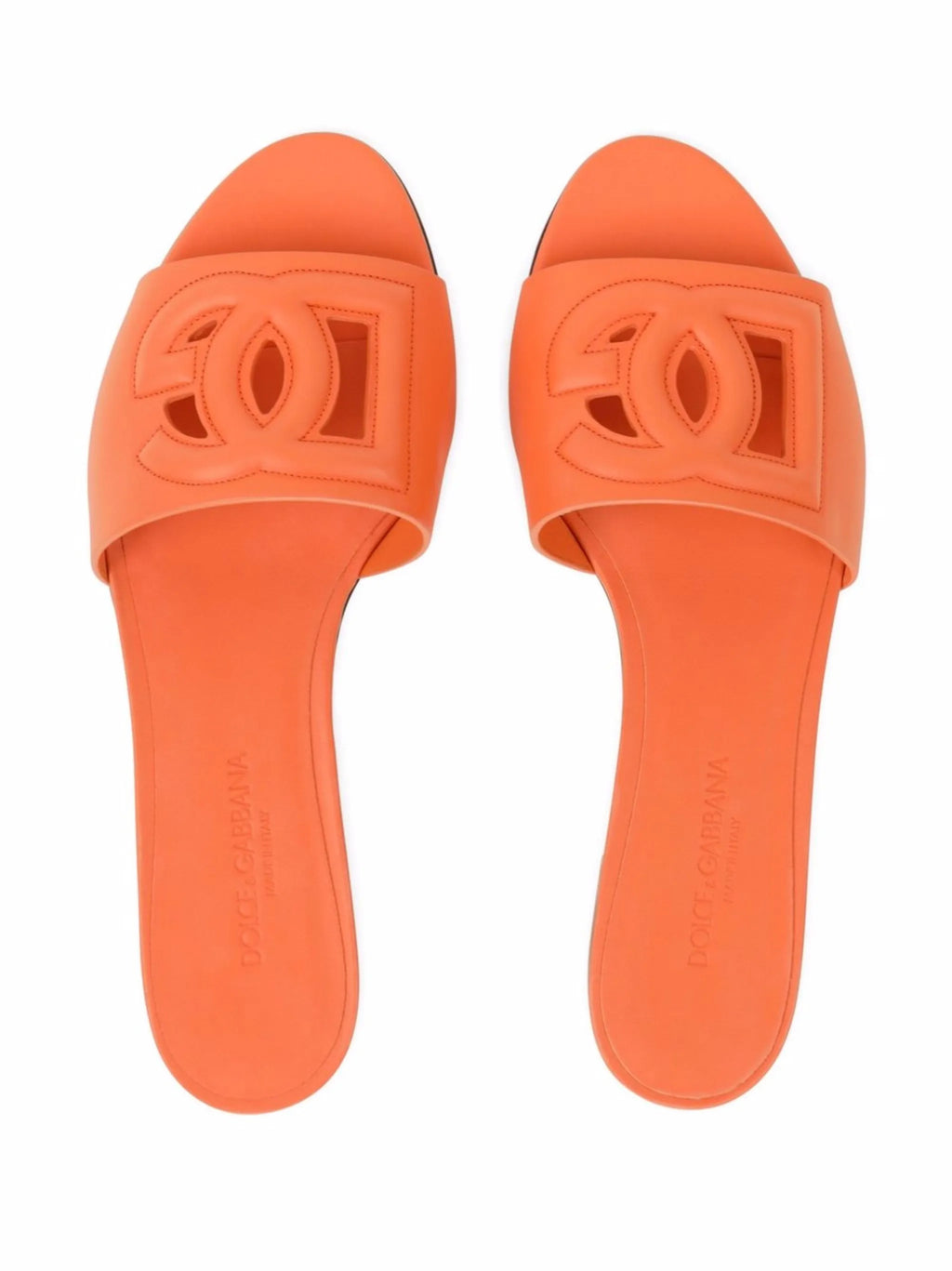 Dolce & Gabbana - Logo-strap Leather Sandals