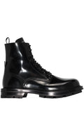 Alexander McQueen - Polished Lace-up Boots